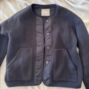 Everlane Fleece Cocoon Jacket